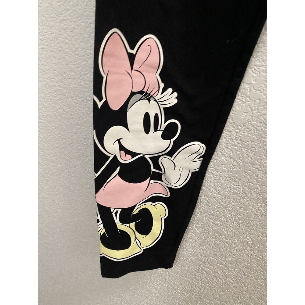 Disney Mickey Mouse and Minnie Mouse Lounge Sweat pants Large NWOT - Picture 2 of 8